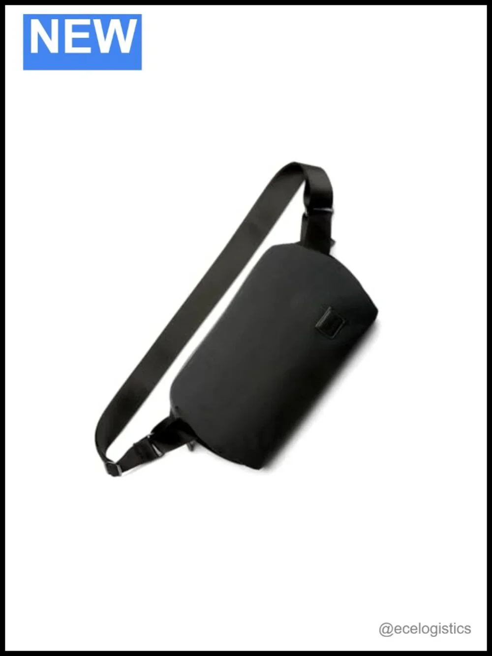 Minimalist Crossbody Sling Bag, Seatbelt Strap, Polyester